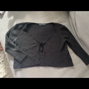 Urban Outfitters Black Tie Shirt